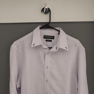 Used Graham&Co Polka Dot Print Dress Shirt